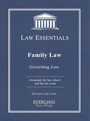 cover image of Family Law, Governing Law